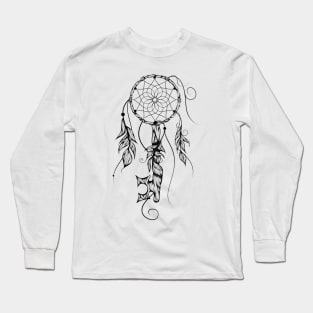 Poetic Key of Dreams B&W Long Sleeve T-Shirt